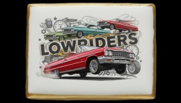 Ciastko lukier Auto Fan PASJA LOWRIDERS