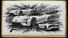 Ciastko lukier Auto Fan PASJA Lexus F Sport