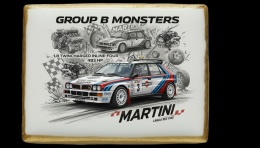 Ciastko lukier Auto Fan PASJA  Legendarny Monstrum Grupa B