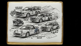 Ciastko lukier Auto Fan PASJA  Legendy Audi Sport