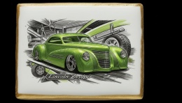 Ciastko lukier Auto Fan PASJA Lincoln Zephyr