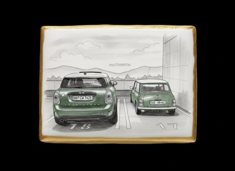 Ciastko lukier Auto Fan PASJA MINI Klasyka i Współczesność