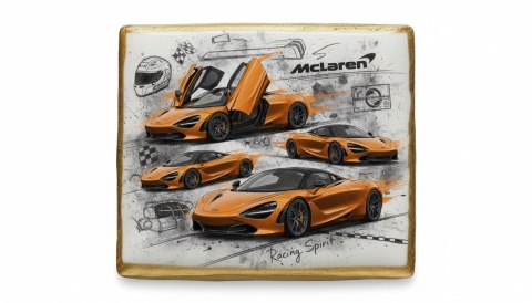 Ciastko lukier Auto Fan PASJA  McLaren Racing Spirit