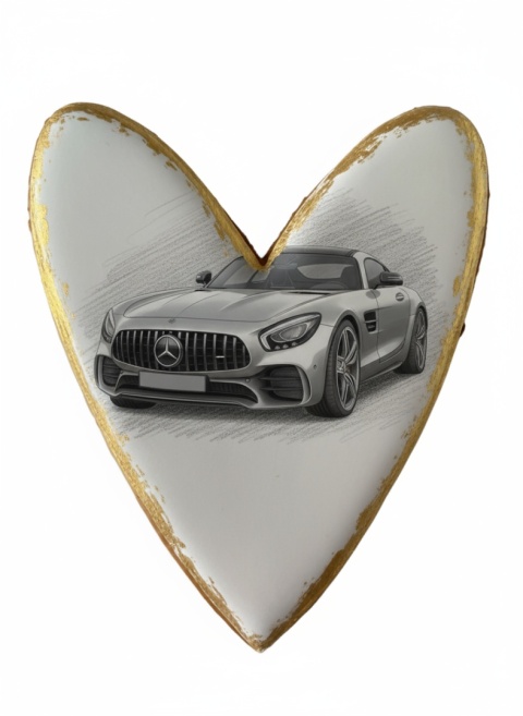 Ciastko lukier Auto Fan PASJA MercedesAMG GT