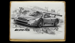 Ciastko lukier Auto Fan PASJA MercedesAMG
