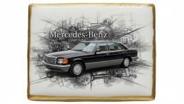 Ciastko lukier Auto Fan PASJA MercedesBenz Executive Class