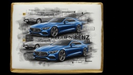 Ciastko lukier Auto Fan PASJA MercedesBenz Elegancja i Moc
