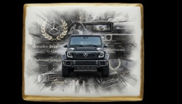 Ciastko lukier Auto Fan PASJA MercedesBenz GClass