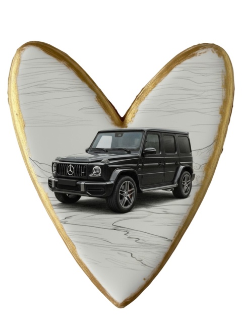 Ciastko lukier Auto Fan PASJA MercedesBenz Klasy G