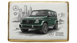 Ciastko lukier Auto Fan PASJA MercedesBenz Klasy G