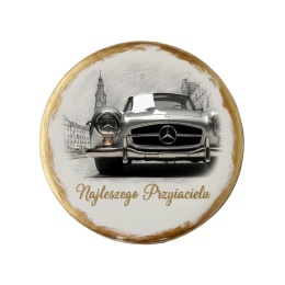 Ciastko lukier Auto Fan PASJA MercedesBenz