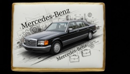 Ciastko lukier Auto Fan PASJA  MercedesBenz
