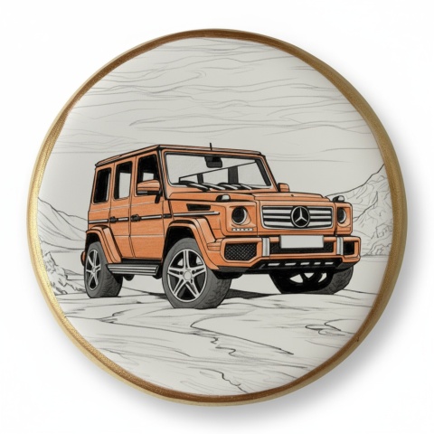 Ciastko lukier Auto Fan PASJA Mercedes GClass