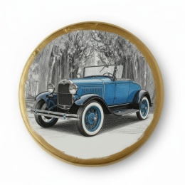 Ciastko lukier Auto Fan PASJA NIETUZINKOWA RETRO PODRÓŻ