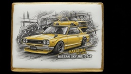 Ciastko lukier Auto Fan PASJA Nissan Skyline GTR Hakosuka