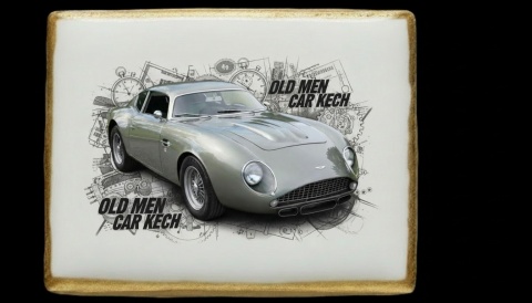 Ciastko lukier Auto Fan PASJA Old Men Car Kech
