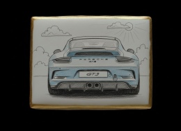 Ciastko lukier Auto Fan PASJA PORSCHE GT3