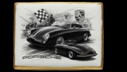Ciastko lukier Auto Fan PASJA PORSCHE KLASYKA