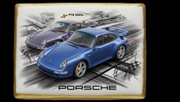 Ciastko lukier Auto Fan PASJA PORSCHE