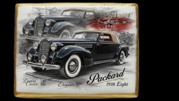 Ciastko lukier Auto Fan PASJA Packard 1938 Eight