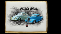 Ciastko lukier Auto Fan PASJA  Petrol Bros.