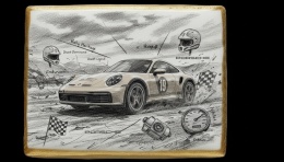 Ciastko lukier Auto Fan PASJA  Porsche w Świecie Szybkości