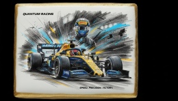 Ciastko lukier Auto Fan PASJA Quantum Racing