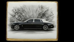 Ciastko lukier Auto Fan PASJA ROLLSROYCE DYNAMIKA