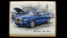 Ciastko lukier Auto Fan PASJA ROLLSROYCE MOTOR CARS