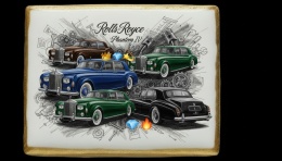 Ciastko lukier Auto Fan PASJA ROLLSROYCE PHANTOM IV