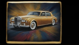 Ciastko lukier Auto Fan PASJA ROLLSROYCE