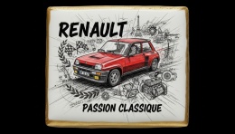 Ciastko lukier Auto Fan PASJA Renault Passion Classique