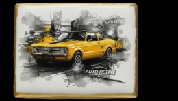 Ciastko lukier Auto Fan PASJA Retro Dynamika