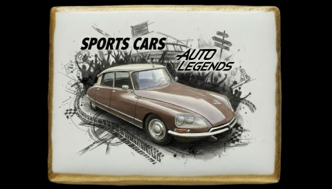Ciastko lukier Auto Fan PASJA SPORTS CARS