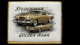 Ciastko lukier Auto Fan PASJA STUDEBAKER GOLDEN HAWK