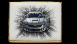Ciastko lukier Auto Fan PASJA Saleen Dynamic
