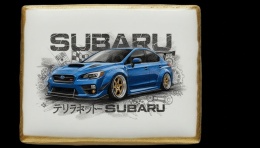 Ciastko lukier Auto Fan PASJA Subaru Impreza Dynamika