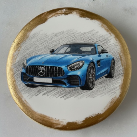 Ciastko lukier Auto Fan PASJA THE SPEED IN COOKIE FORM
