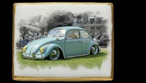 Ciastko lukier Auto Fan PASJA TYTUŁ