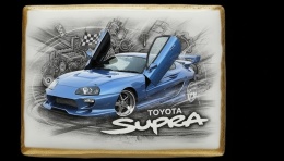 Ciastko lukier Auto Fan PASJA Toyota Supra