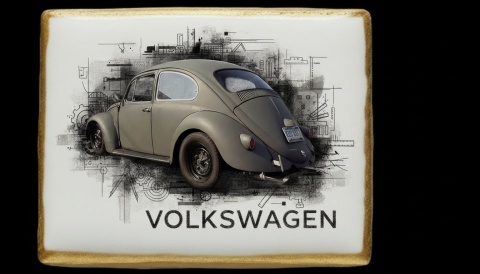 Ciastko lukier Auto Fan PASJA VOLKSWAGEN