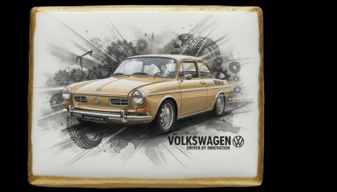 Ciastko lukier Auto Fan PASJA Volkswagen Fastback