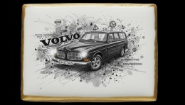 Ciastko lukier Auto Fan PASJA Volvo Vibes Bakegram