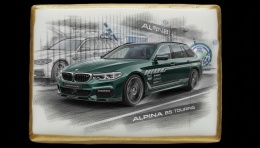 Ciastko lukier Auto Fan PASJA Alpina B5 Touring