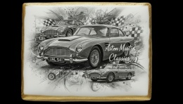 Ciastko lukier Auto Fan PASJA Aston Martin Classics