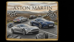 Ciastko lukier Auto Fan PASJA Aston Martin Drive