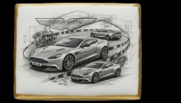 Ciastko lukier Auto Fan PASJA Aston Martin  Król Dynamiki