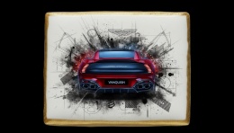 Ciastko lukier Auto Fan PASJA Aston Martin Vanquish