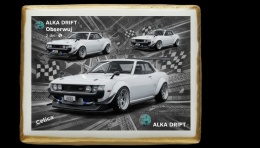 Ciastko lukier Auto Fan PASJA  Celica Drift