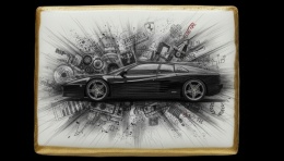 Ciastko lukier Auto Fan PASJA Ciasteczkowy Supercar